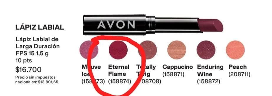 Lapiz Labial Color: Eternal Flame